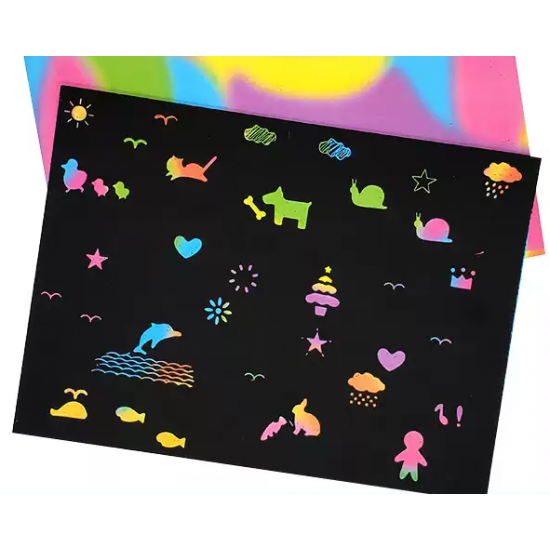 Scratch paper set A5 (includes 20 sheets of A5 scratch paper, 4